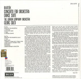 Bartok: Concerto For Orchestra; Dance Suite - Vinyl | Solti, London Symphony Orchestra, Clasica, Decca