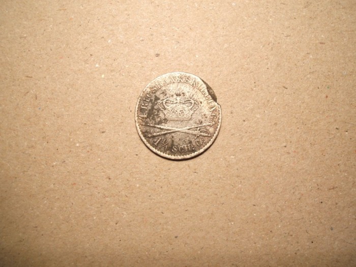 DANEMARCA 4 SKILLING 1841 ARGINT