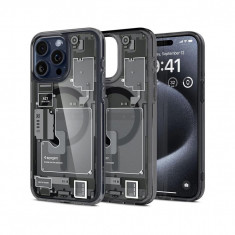 Husa Compatibila cu Apple iPhone 15 Pro Max - Spigen Ultra Hybrid MagSafe Zero One - Black