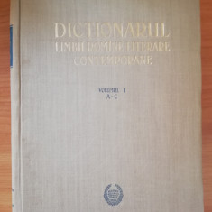 Dictionarul limbii romine literare contemporane vol. I A-C, Acad. R.P.R., 1955