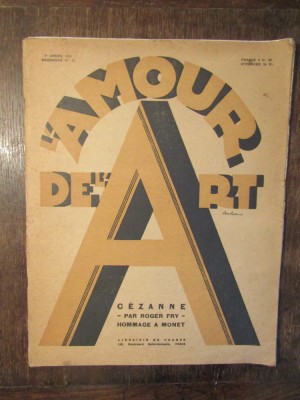 L&amp;#039;amour de l&amp;#039;art, No. 12, decembre 1926 foto