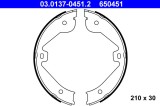 ATE 03.0137-0451.2 Set saboti frana, frana de mana
