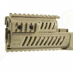 HAND GUARD AK47-74 - 4 RAIL SYSTEM - DESERT