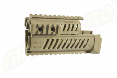 HAND GUARD AK47-74 - 4 RAIL SYSTEM - DESERT foto