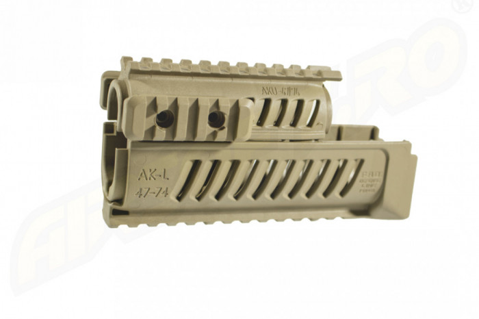 HAND GUARD AK47-74 - 4 RAIL SYSTEM - DESERT