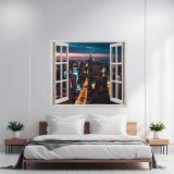 Folie imprimata color pentru decor perete locuinta, dimensiune 125 x 110cm, model: VIEW TO HAVEN 20, AVEX