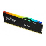 Memorie Kingston FURY Beast RGB 8GB DDR5 6000MHz CL30