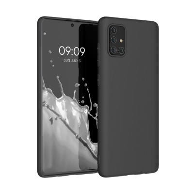 Husa pentru Samsung Galaxy A71, Silicon, Negru, 51208.47 foto