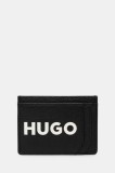 HUGO carcasa din piele culoarea negru, 50536071