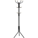 VASAGLE Cuier pentru haine, din otel, tip pom, cu 12 carlige, 182cm, negru Household NewTrend