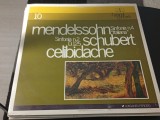 Vinil LP Celibidache ; Mendelssohn* / Schubert &ndash; Sinfonia N.4 "Italiana" / Sinfonia N.2 D.125 (EX)