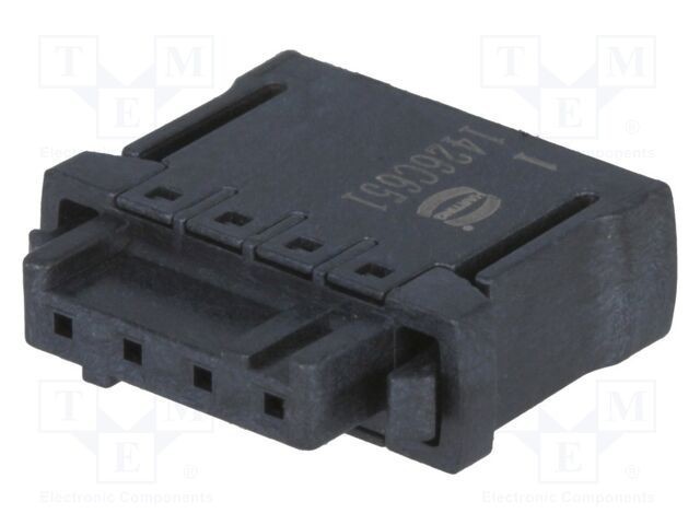 Conector cablu-placă HARTING har-flexicon 4 pini 6A drept tată