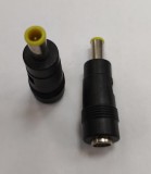 Mufa adaptoare alimentare DC 2.1x5.5 mm mama la 5.5x1.1 mm cu Pin in interior tata, Oem