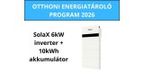 Programul de Stocare a Energiei Acasă 2026 pachet - Invertor hibrid Solax 3 faze 6kW + baterie 10kWh