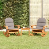 VidaXL Set mobilier de grădină Adirondack, 3 piese, lemn masiv acacia