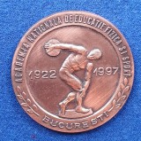 Medalia ANEFS - Academia Nationala de Educatie Fizica si Sport medalie discobol