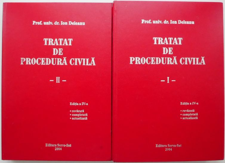 Tratat de procedura civila (2 volume) – Ion Deleanu | Okazii.ro