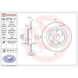 Set disc frana Honda Civic X Liftback (Fc Fk) 09.16-, Civic X Sedan (Fc) 09.15-, Spate, 282X10mm, plin, BREMBO
