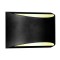 Lampa de perete led 10w ip54 4000k alb neutru - negru