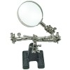 Lupa Vorel 62mm, Suport Reglabil, Bază Fontă, Mărire 2.5x, Instrument Precizie