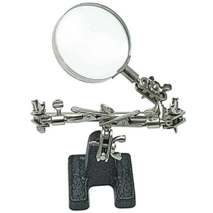 73500 VOREL Lupa cu suport reglabil, diametru 62 mm