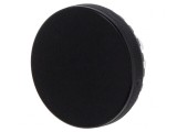 Lentilă Buton 22mm Neagră Plastic