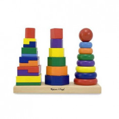 Forme geometrice de stivuit, +2 ani, Melissa & Doug