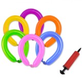 Set Baloane Modelaj, 20 Bucăți, Multicolor, Include Pompa, Oem