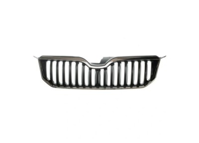 Grila masca fata SKODA YETI (5L), 09.2013-, crom/negru, foto