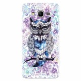 Husa silicon pentru Samsung Grand Prime, Abstract Owl