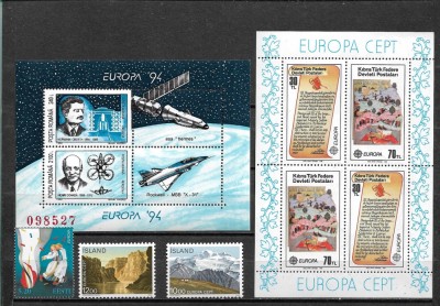C5735 - lot timbre nestampilate Europa-cept foto