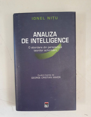 Analiza de intelligence - Ionel Nitu foto