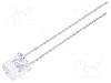 Dioda LED 5mm, alb rece, plat, 2.8...4V, OPTOSUPPLY - OSPW53E1A-MN