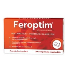 FEROPTIM AROMA CIOCOLATA 30CPS MASTICABILE foto