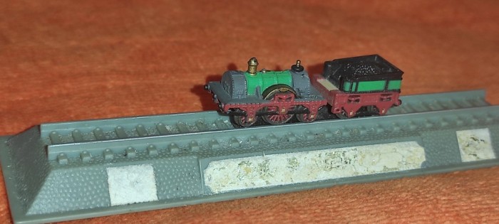 10 machete feroviare statice LOCOMOTIVE scara n - 9 mm
