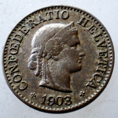 7.028 ELVETIA 5 RAPPEN 1903 B