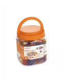 Set educativ STEM 76 litere mari Majuscule Translucide