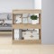 vidaXL Bibliotecă/Separator cameră, stejar sonoma, 60x30x72 cm 811649