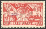 Cumpara ieftin EROARE ROMANIA 1948 / 1 MAI-ZIUA MUNCII LP 233 / PROLEȚARI IN LOC DE PROLETARI, Nestampilat