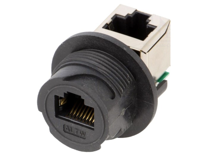 Conector adaptor RJ45 soclu IP67
