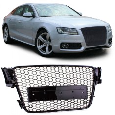 Grila Audi A5 8T RS look negru lucios (07-11) PDC NOU