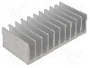 Radiator extrudat, aluminiu, 60mm x 124mm, STONECOLD -
