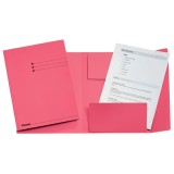 Dosar plic Esselte carton 3 clape roz