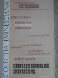 MEDITATII ECONOMICE EMINESCIENE-VASILE C. NECHITA