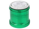 Semnalizator Luminos Verde BA15D 12-250V
