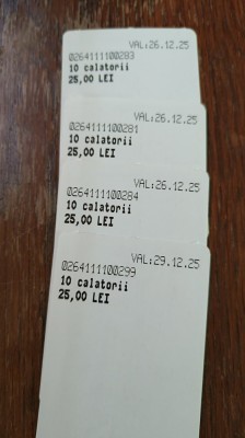 Cartele metrou, 10 calatorii foto