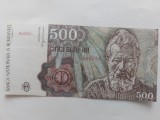 Bancnota 500 lei aprilie 1992,Romania.