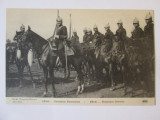 Rară! Cavaleria rom&acirc;nă:Manevre militare 1914,carte poștală necirculată