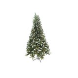 Brad Artificial de Craciun, eMazing, tip Pin Inzapezit, Inaltime 210 cm, Diametru 125 cm, 1266 ramuri