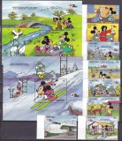 Lesotho 1991 Disney PhilaNippon MI 876-883 + 2 bl.78,79 MNH